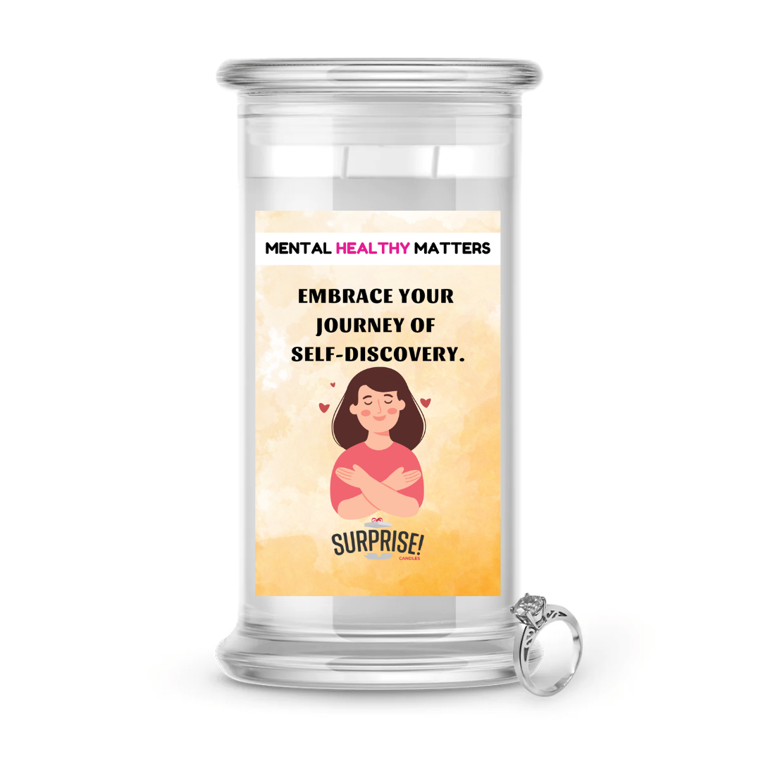 EMBRACE YOUR JOURNEY OF SELF-DISCOVERY | MENTAL HEALTH JEWELRY CANDLES