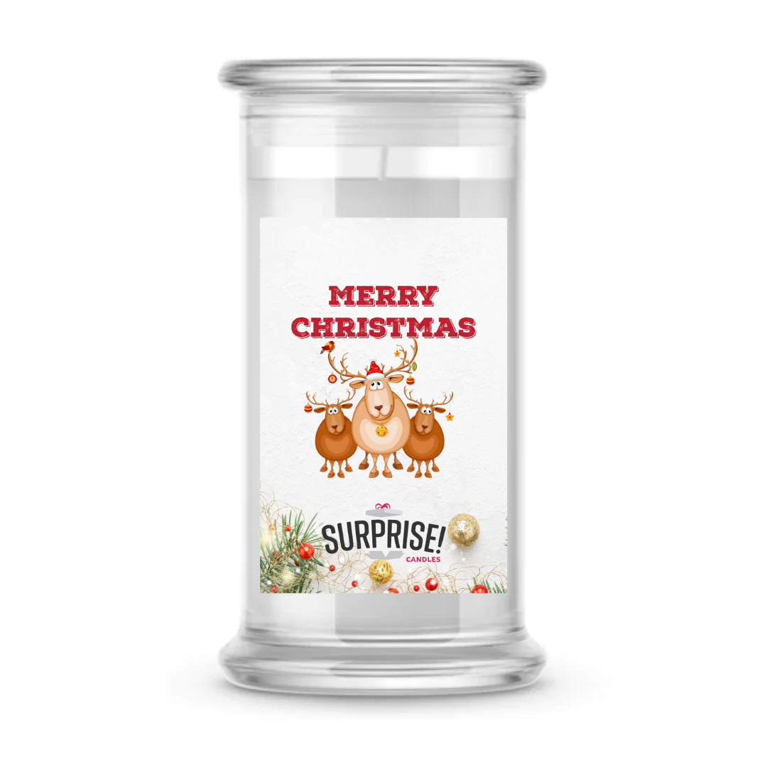 MERRY CHRISTMAS MERRY CHRISTMAS CANDLE