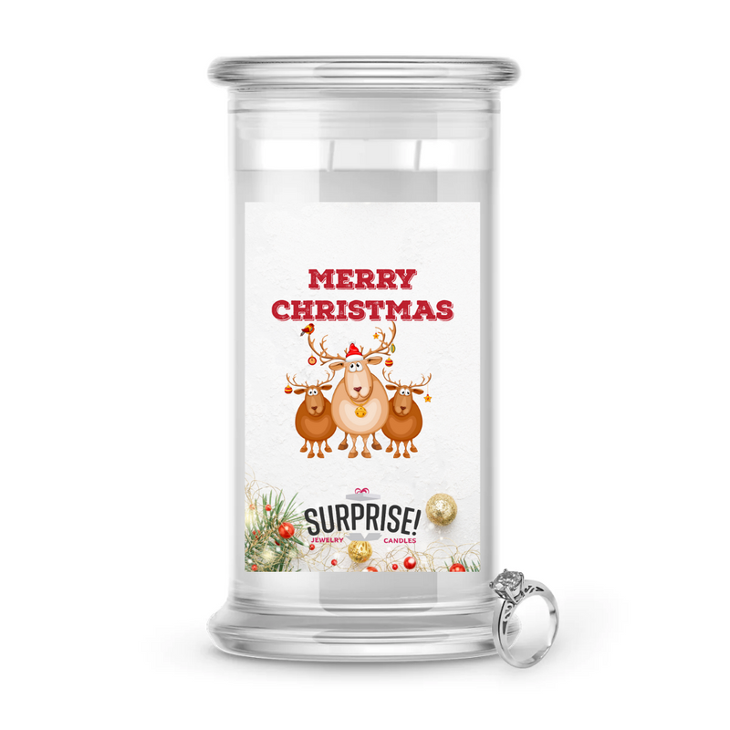 MERRY CHRISTMAS MERRY CHRISTMAS JEWELRY CANDLE