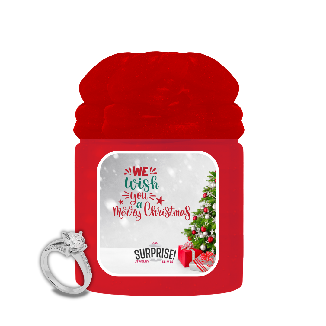 WE WISH YOU MERRY CHRISTMAS MERRY CHRISTMAS JEWELRY SLIME