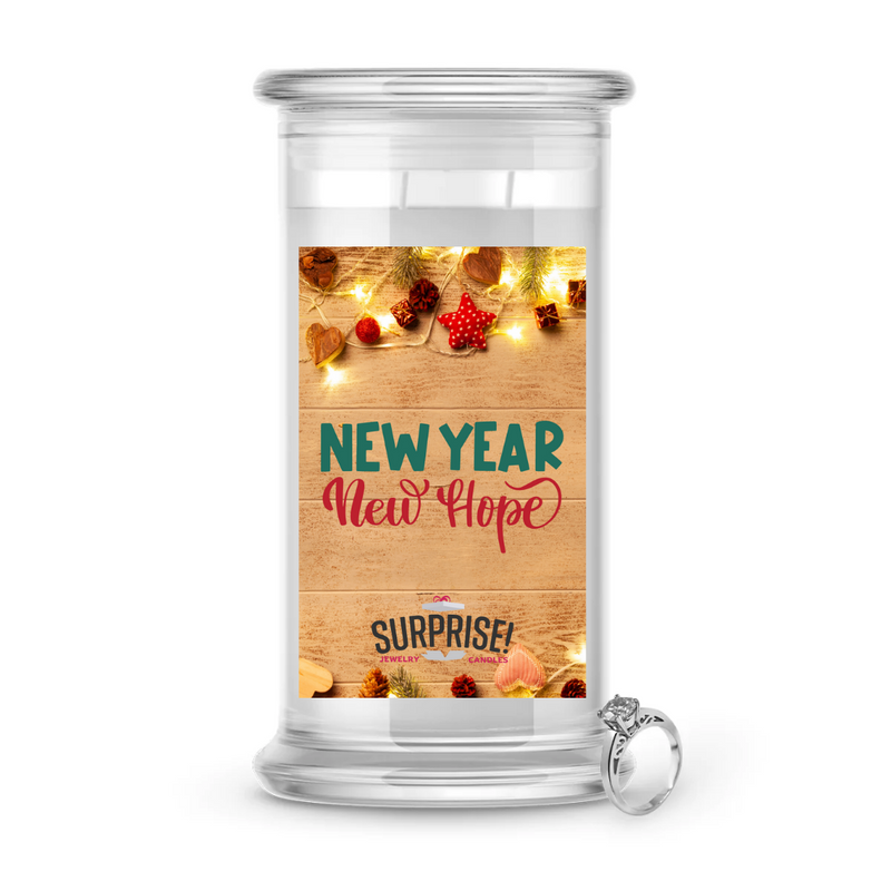 NEW YEAR NEW HOPE MERRY CHRISTMAS JEWELRY CANDLE