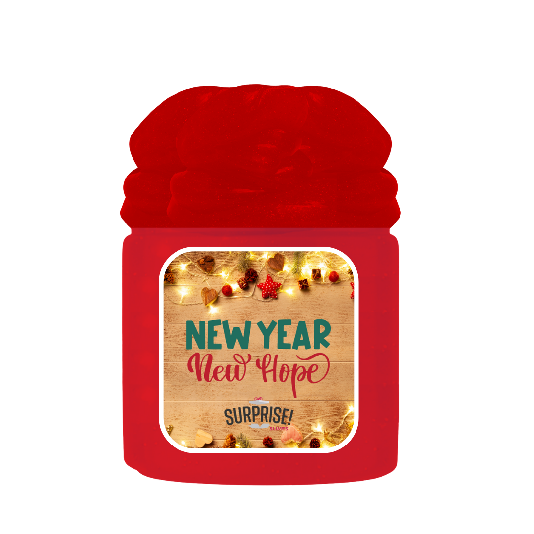 NEW YEAR NEW HOPE MERRY CHRISTMAS SLIME