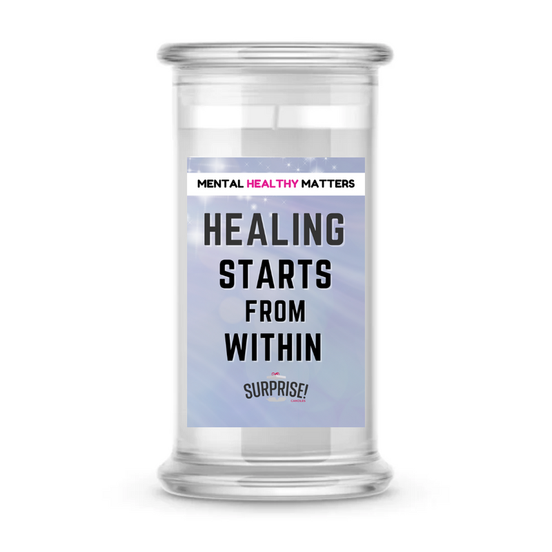 HEALING STARTS FROM WITHIN | MENTAL HEALTH CANDLES