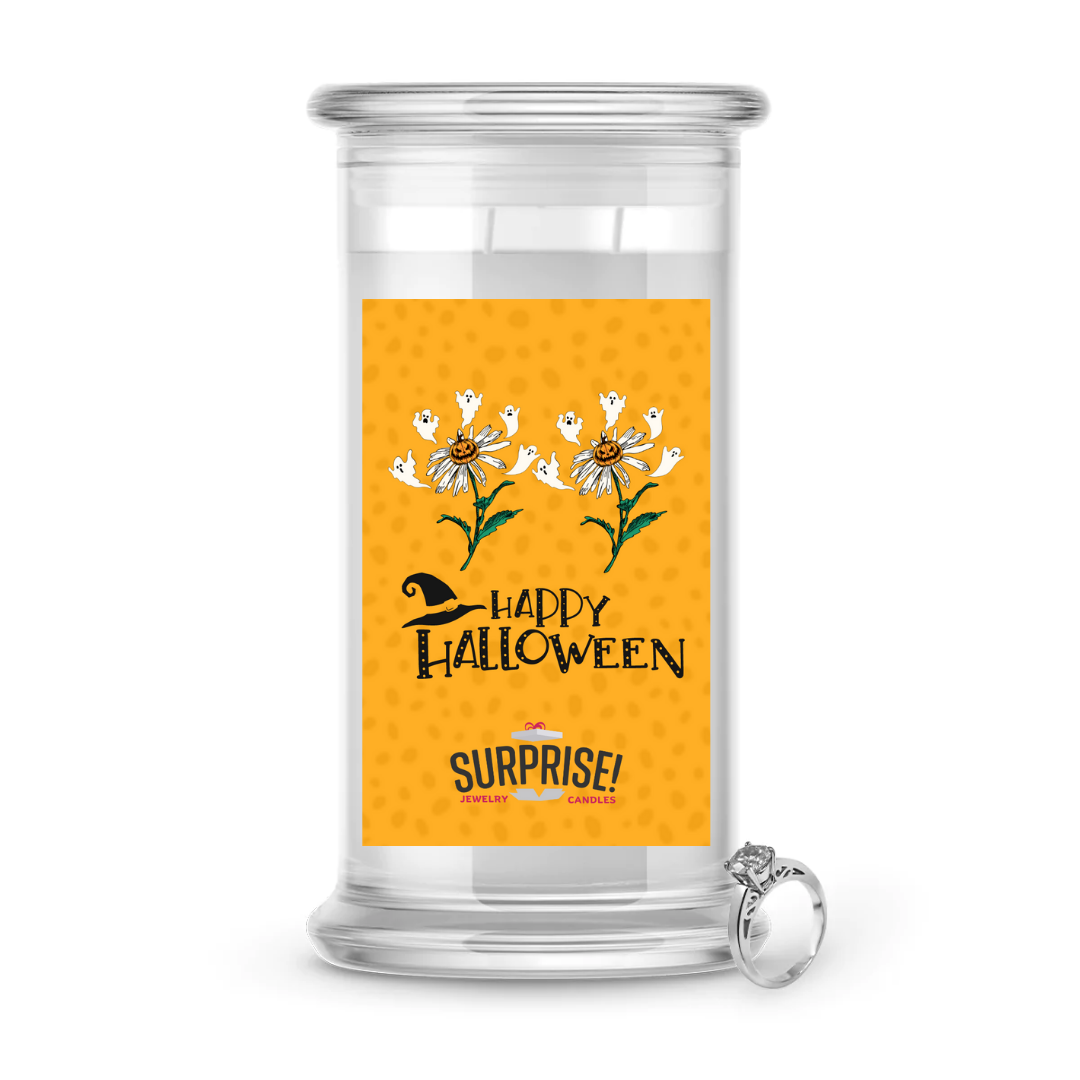 HAPPY HALLOWEEN HALLOWEEN JEWELRY CANDLE