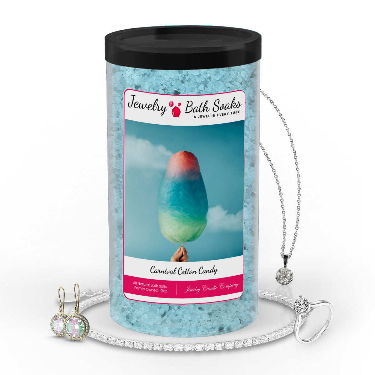 Carnival Cotton Candy Jewelry Bath Soaks
