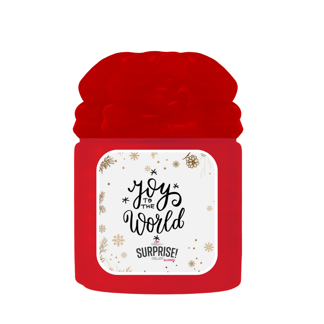 JOY TO THE WORLD MERRY CHRISTMAS SLIME