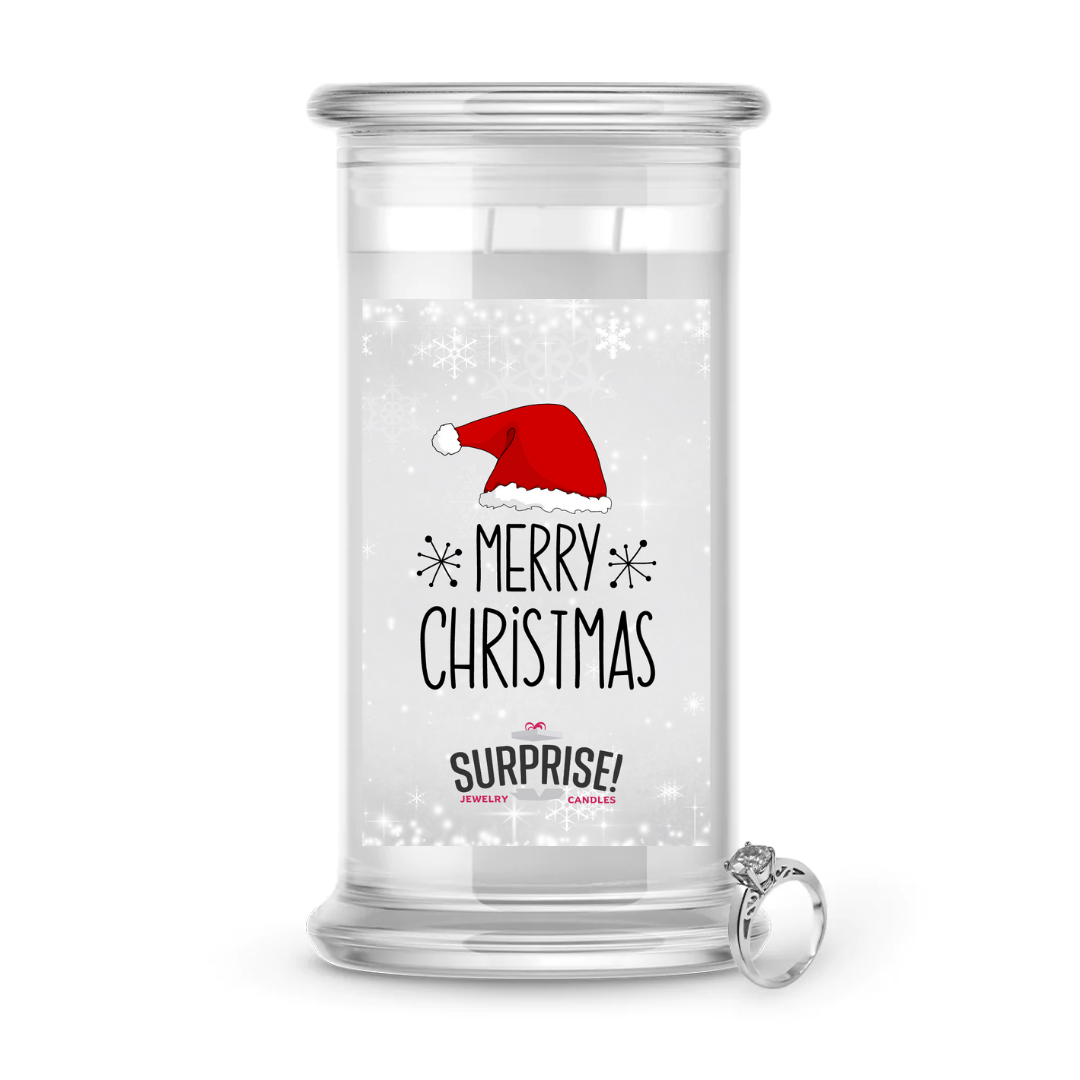 MERRY CHRISTMAS MERRY CHRISTMAS JEWELRY CANDLE