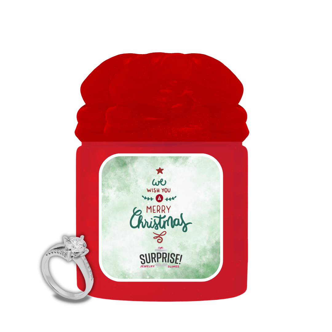WE WISH YOU A MERRY CHRISTMAS MERRY CHRISTMAS JEWELRY SLIME