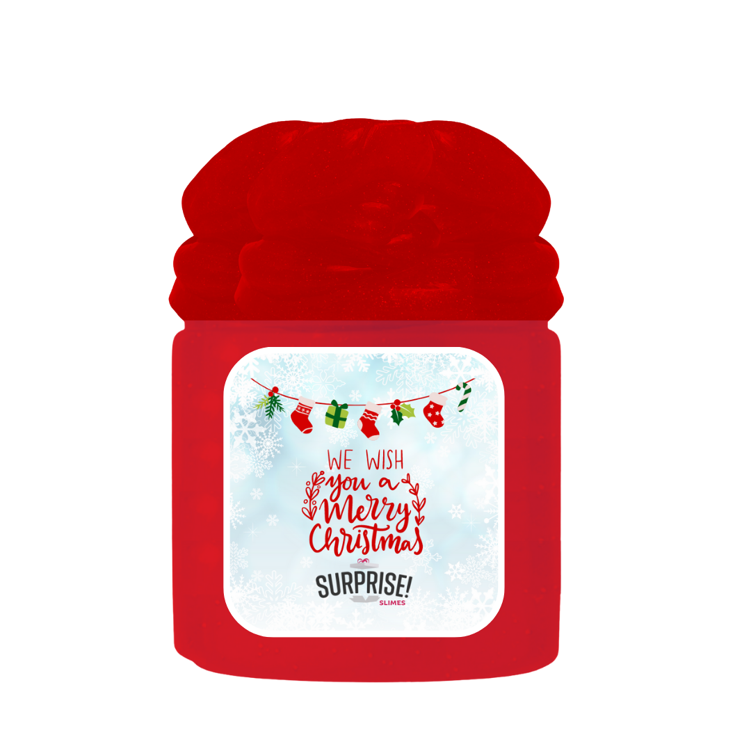 WE WISH YOU MERRY CHRISTMAS MERRY CHRISTMAS SLIME