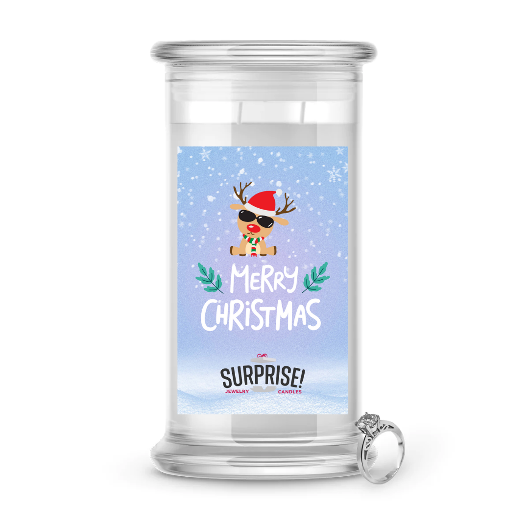 MERRY CHRISTMAS MERRY CHRISTMAS JEWELRY CANDLE