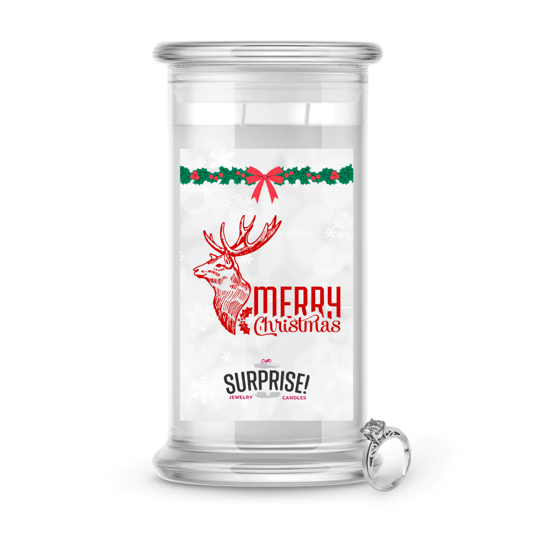 MERRY CHRISTMAS MERRY CHRISTMAS JEWELRY CANDLE