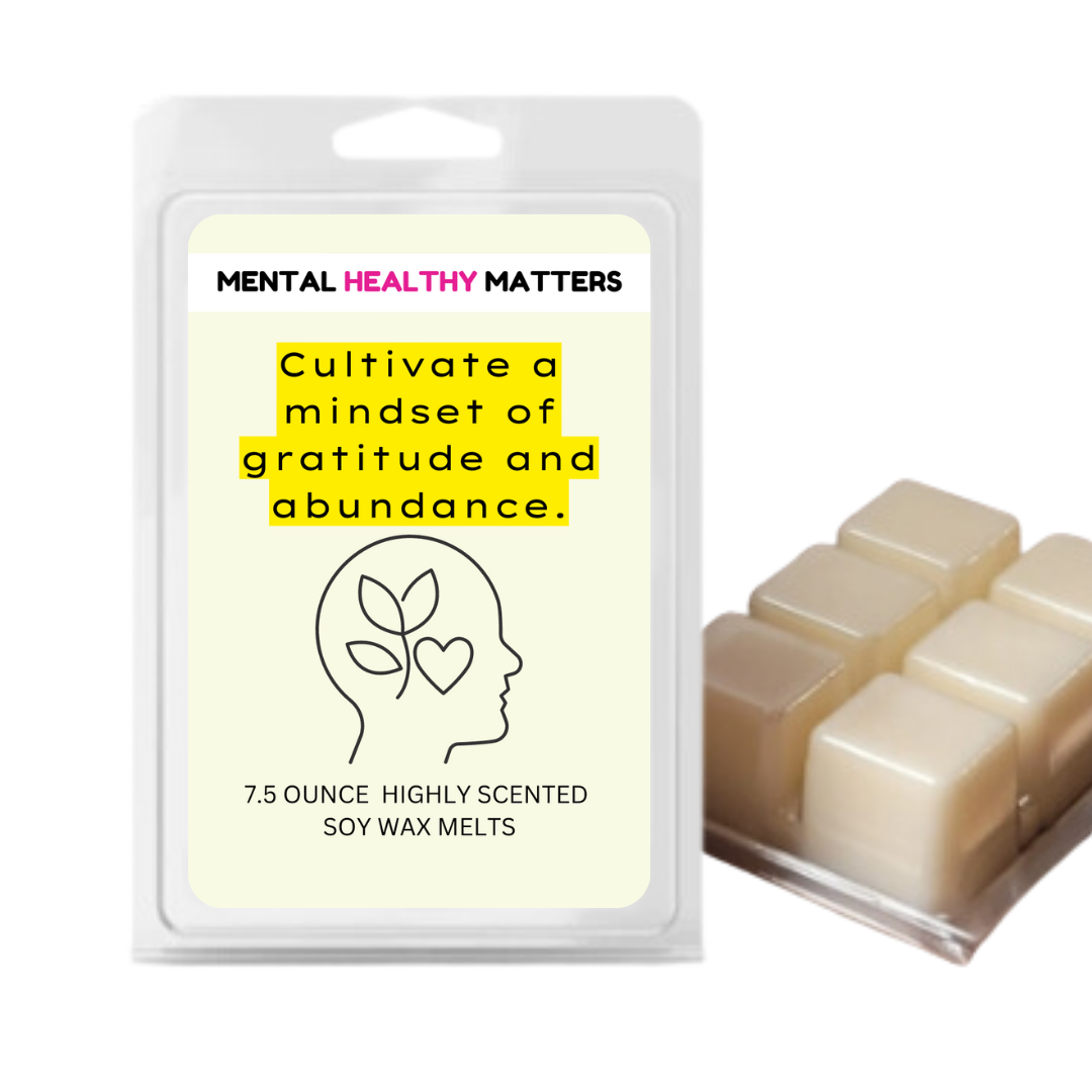 CULTIVATE A MINDSET OF GRATITUDE AND ABUNDANCE | MENTAL HEALTH WAX MELTS