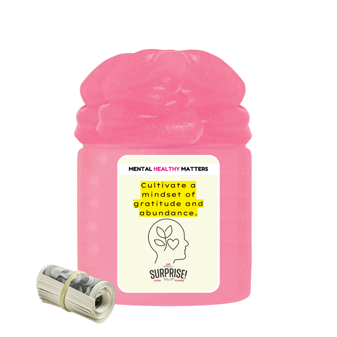 CULTIVATE A MINDSET OF GRATITUDE AND ABUNDANCE | MENTAL HEALTH CASH SLIMES