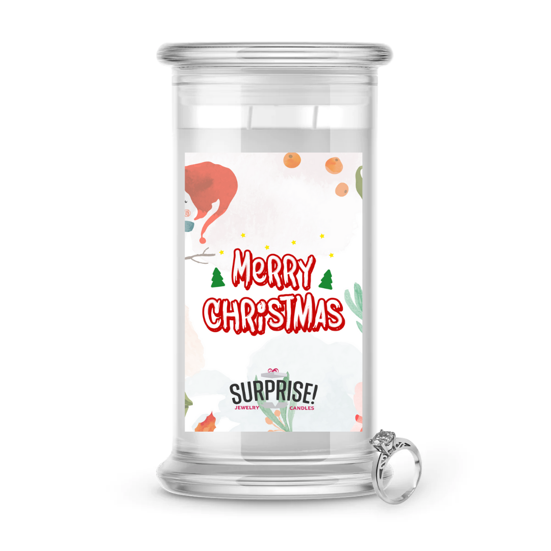 MERRY CHRISTMAS MERRY CHRISTMAS JEWELRY CANDLE