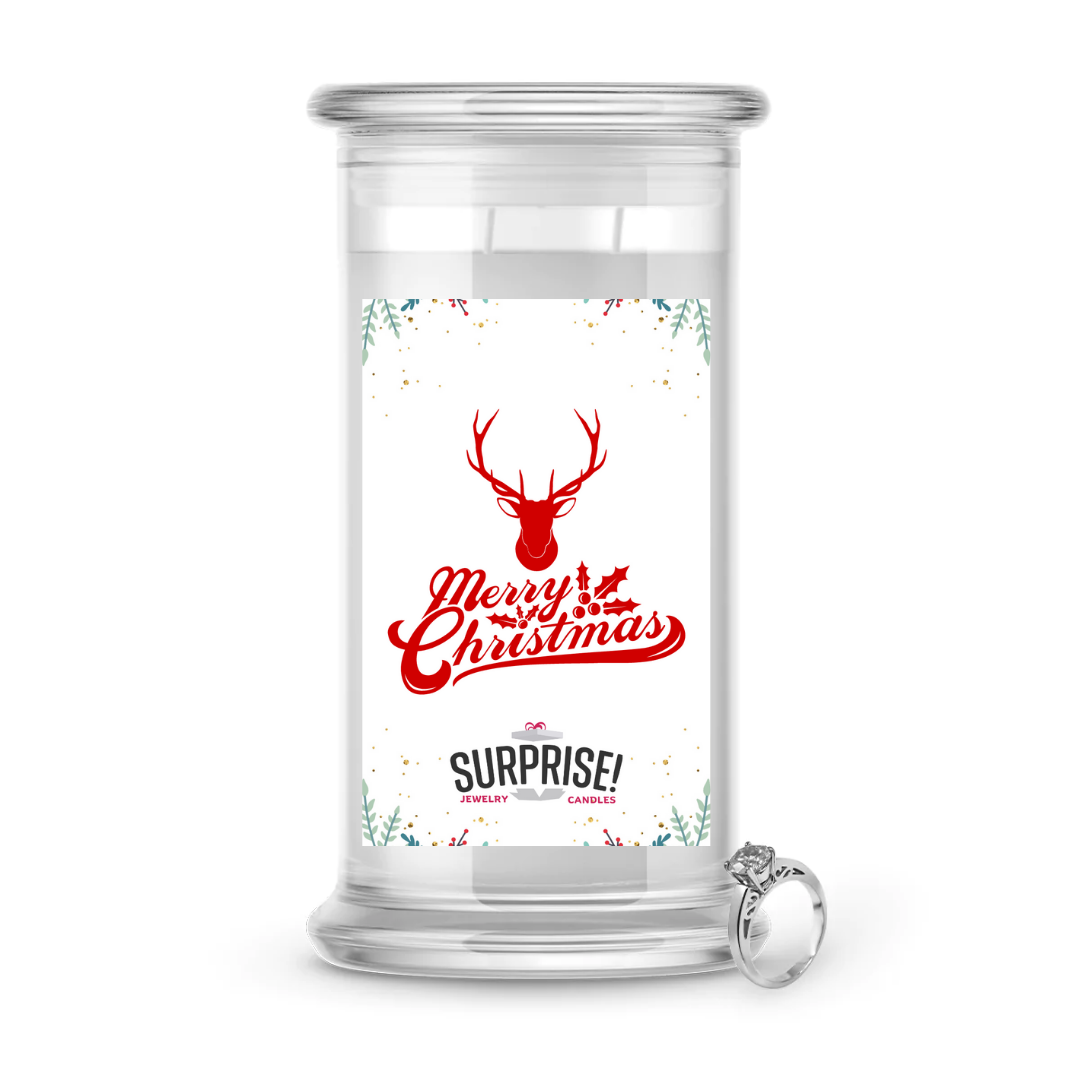 MERRY CHRISTMAS MERRY CHRISTMAS JEWELRY CANDLE