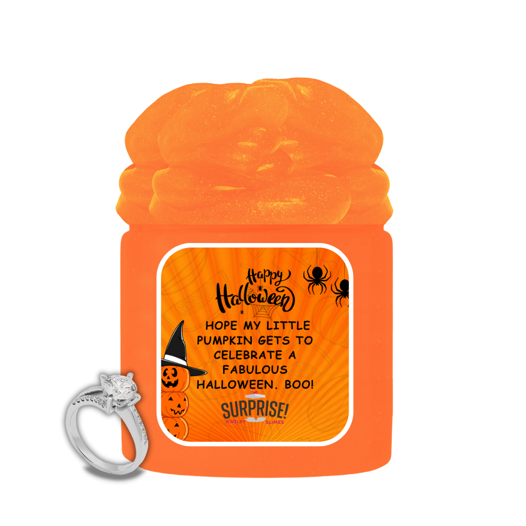 HOPE MY LITTLE PUMPKIN GETS TO CELEBRATE A FABULOUS HALLOWEEN. BOO! HALLOWEEN JEWELRY SLIME