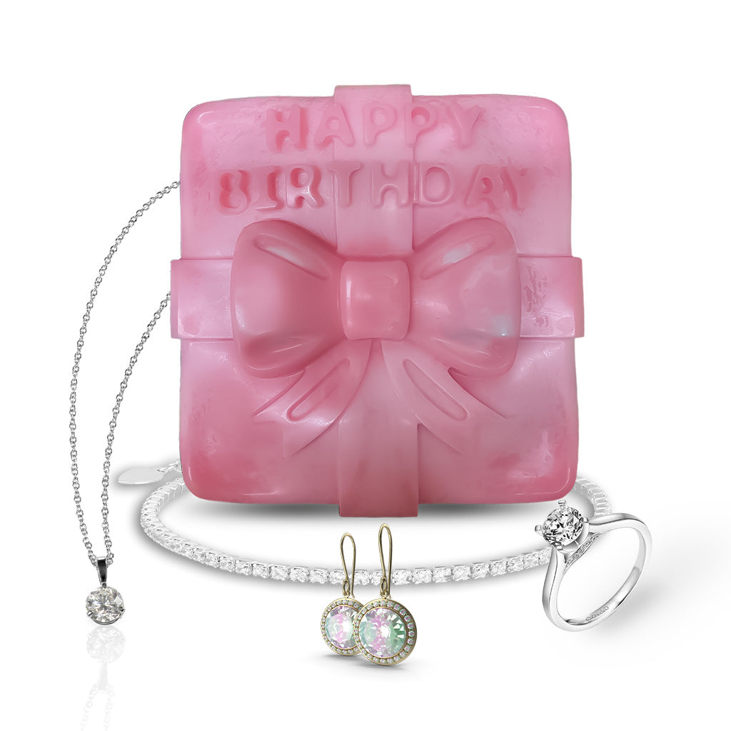 GIANT HAPPY BIRTHDAY CAKE JEWELRY WAX MELT