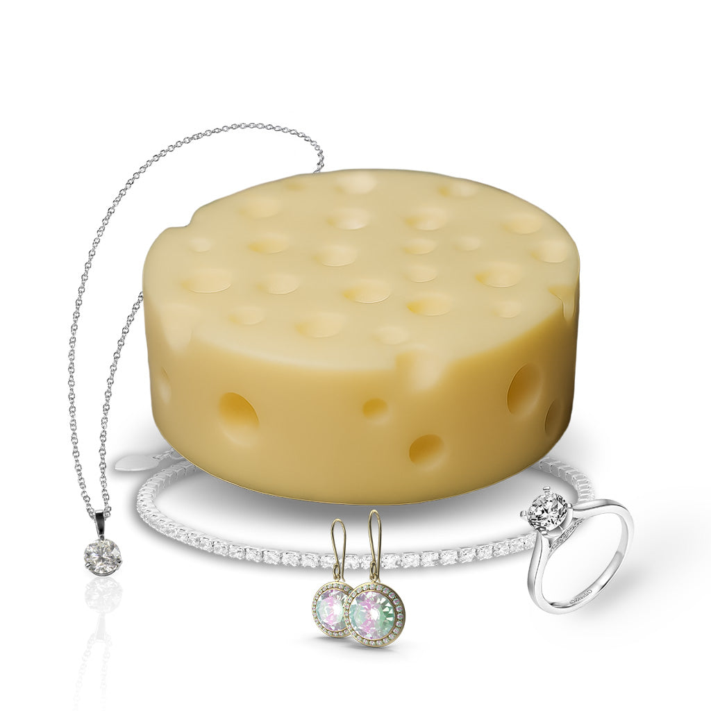 GIANT CHEESE WHEEL JEWELRY WAX MELT