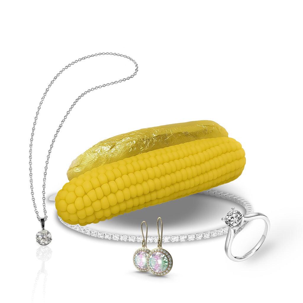 GIANT CORN ON THE COB JEWELRY WAX MELT