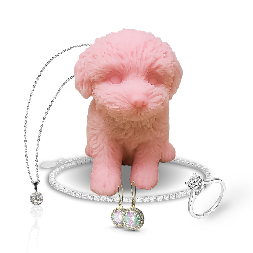 GIANT PUPPY DOG JEWELRY WAX MELT