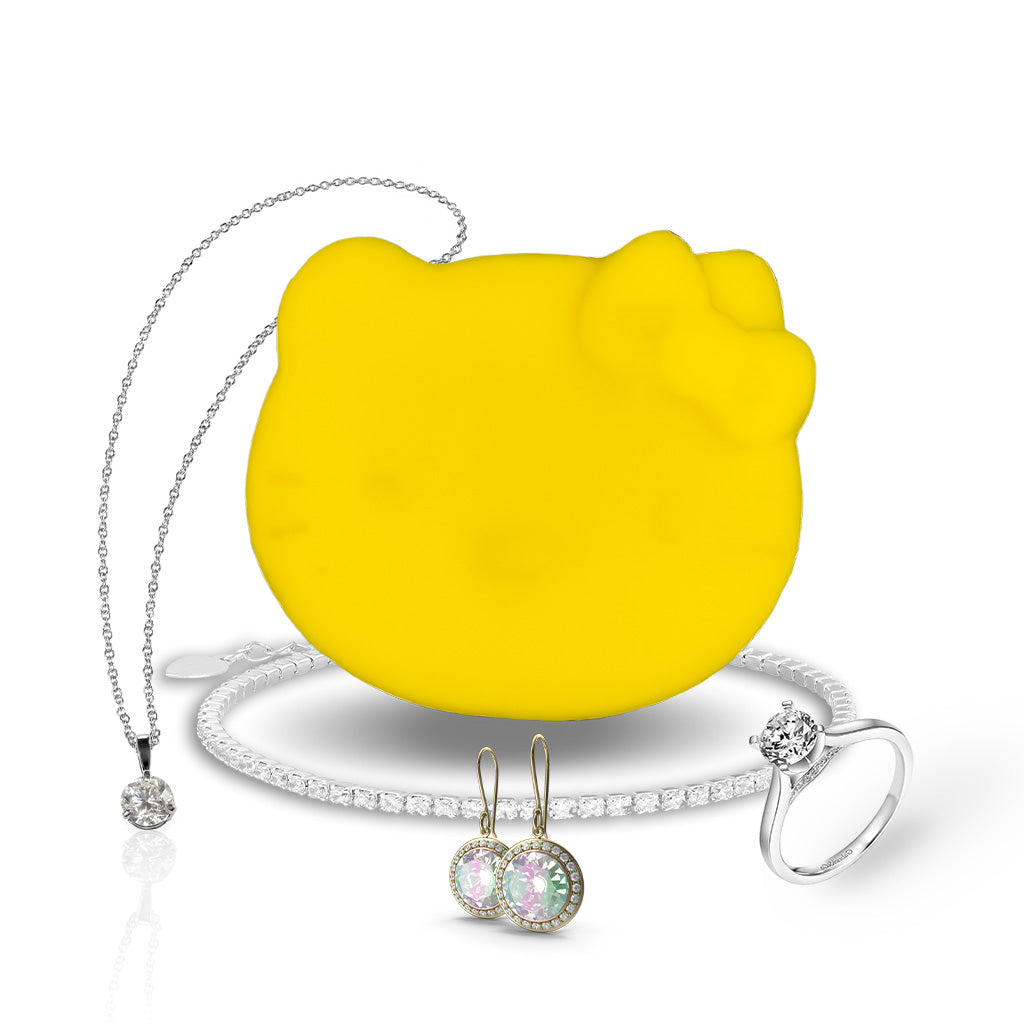 GIANT HELL0 KITTTY INSPIRED JEWELRY WAX MELT