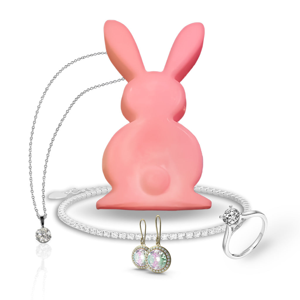 GIANT BUNNY RABBIT JEWELRY WAX MELT