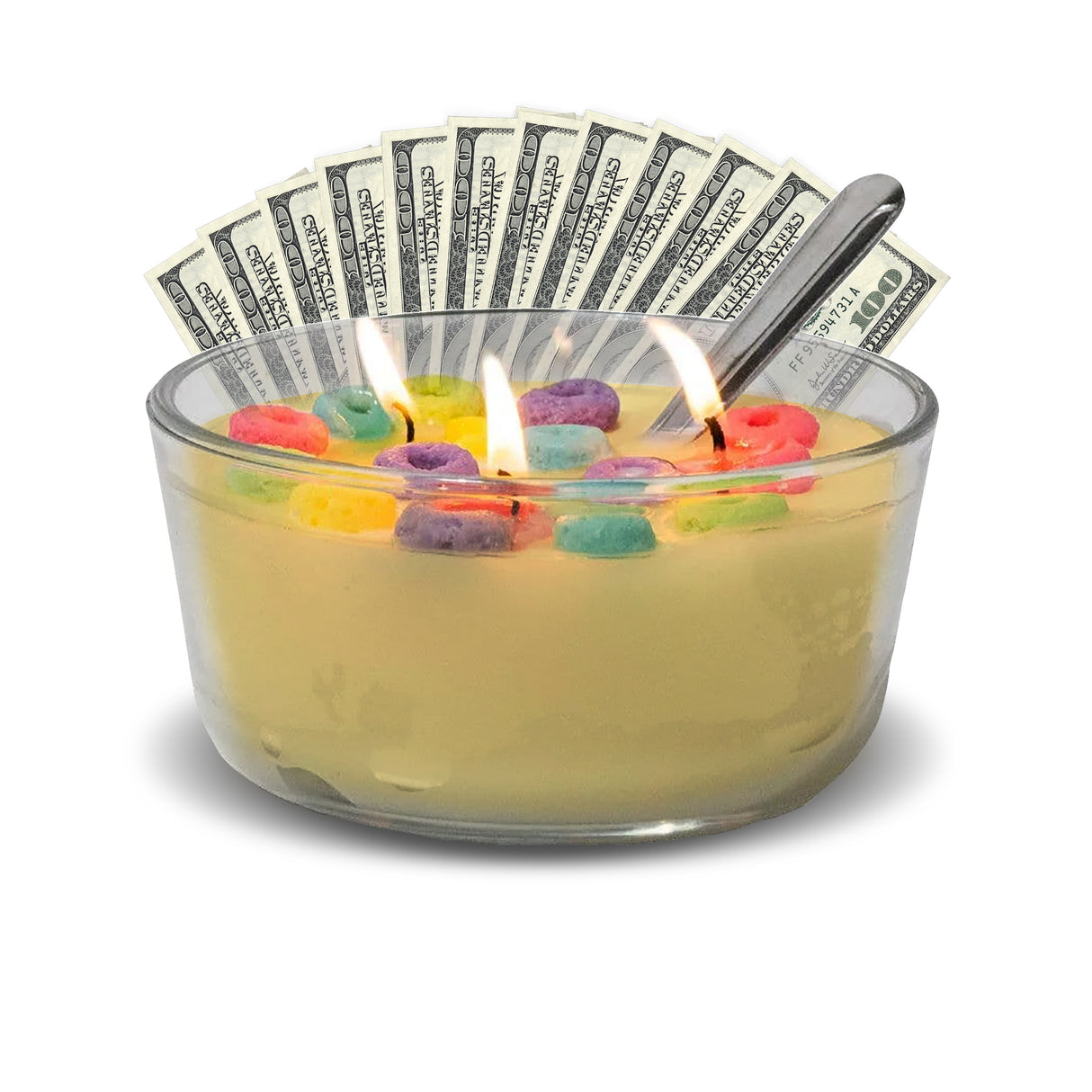 Cap N' Crunch Cereal Bowl Cash Luxury Candles