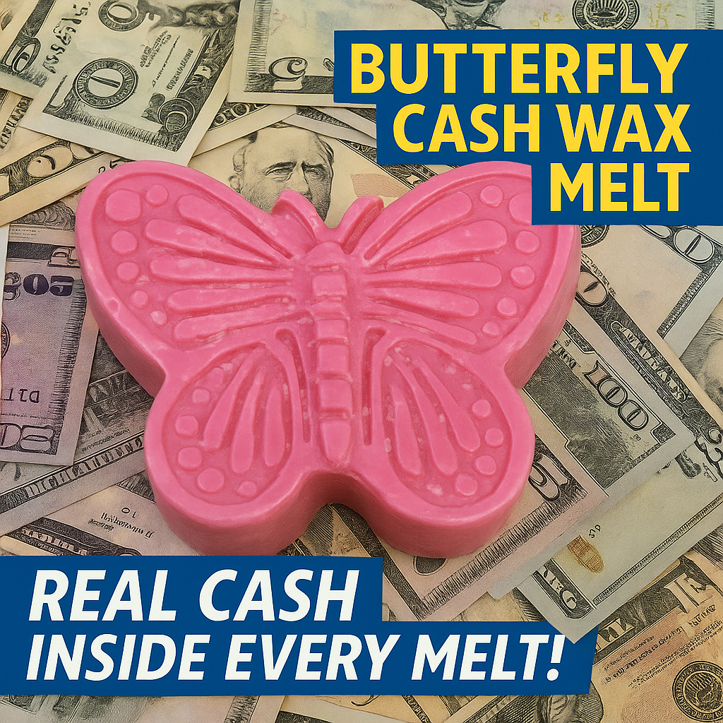 Butterfly Shaped Cash Wax Melt