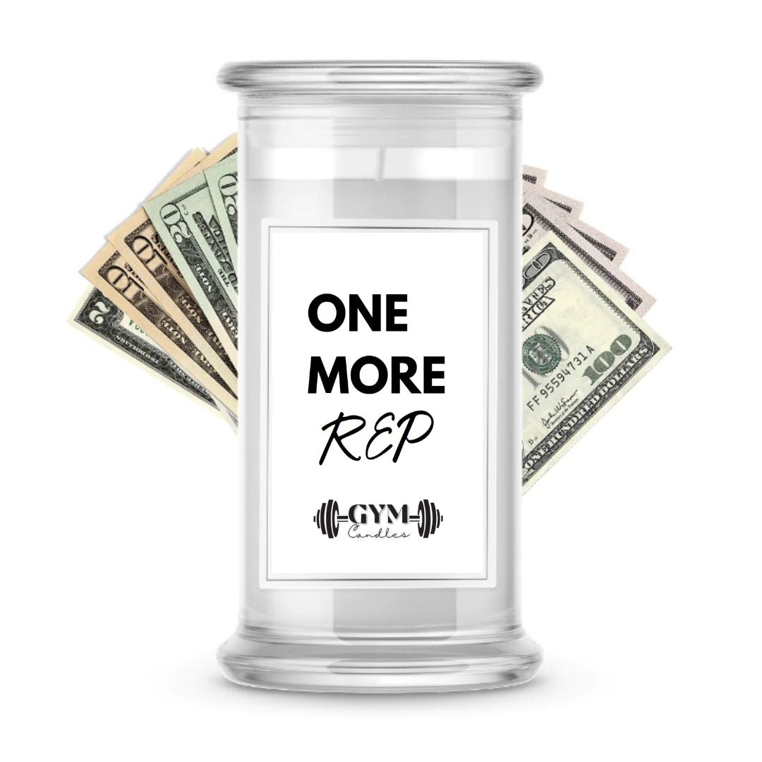 One More REP | Cash Gym Candles