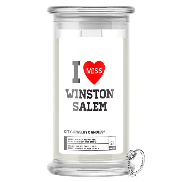 I miss Winston Salem City Jewelry Candles