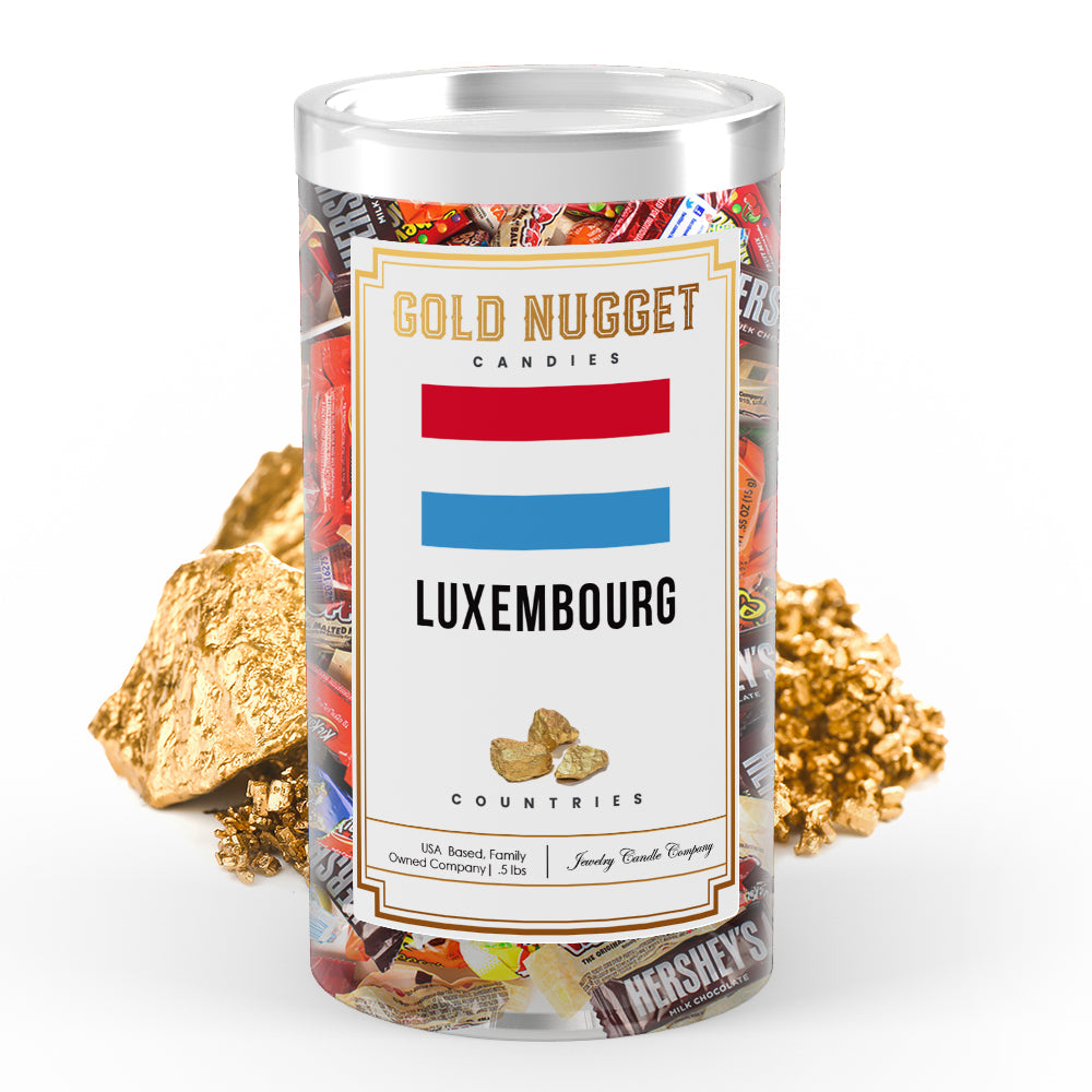 Luxembourg Countries Gold Nugget Candy