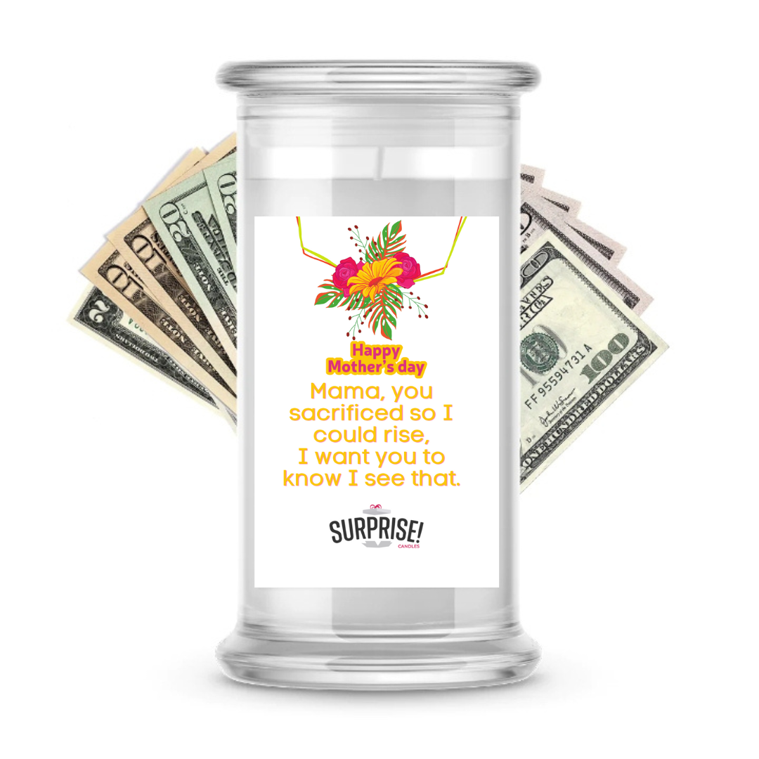 Happy Mother's Day | MOTHERS DAY CASH MONEY CANDLES