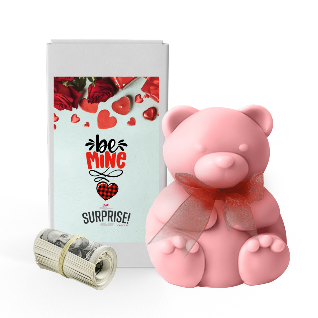 Be Mine | Valentines Day Surprise Cash Money Bear Wax Melts