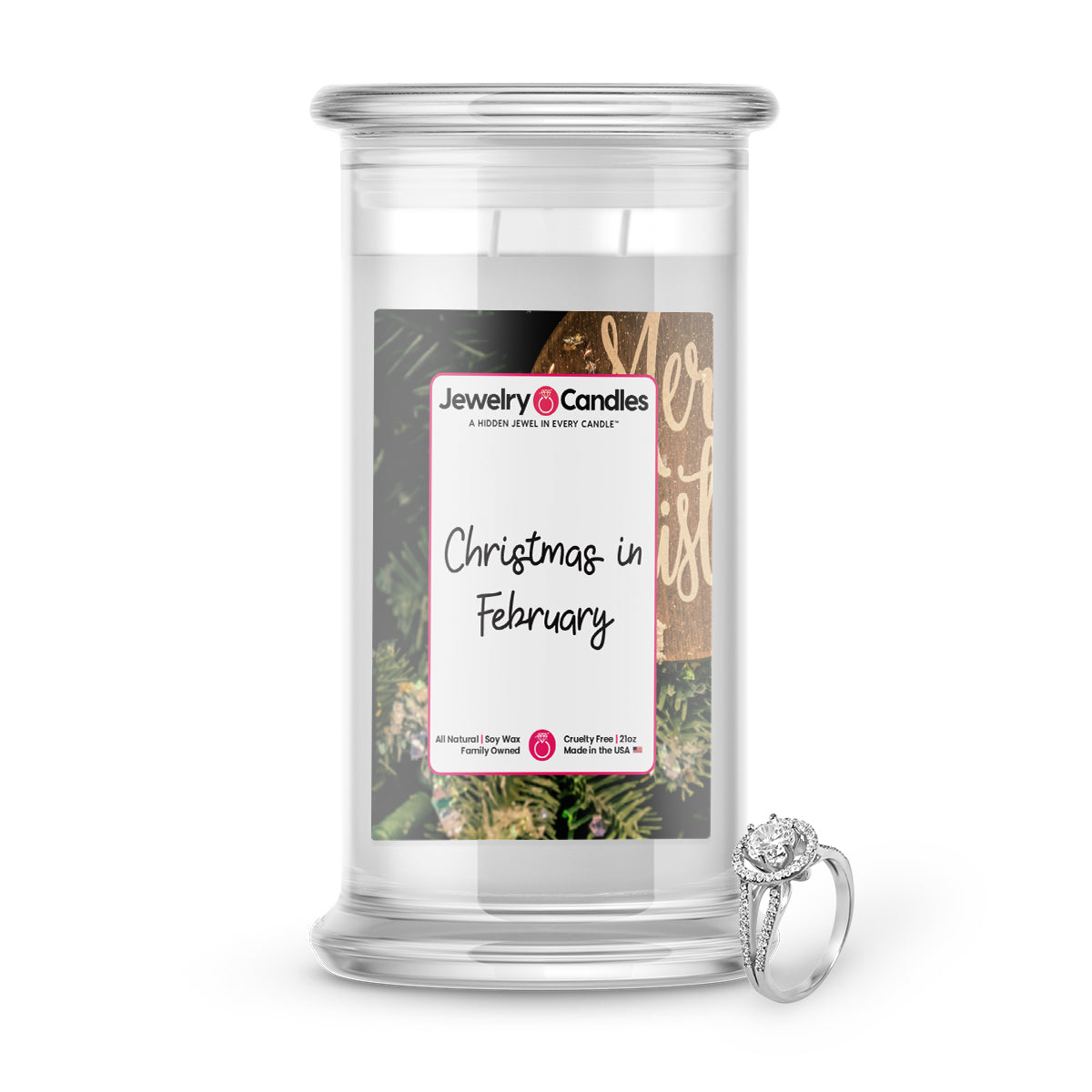 Christmas in February Jewelry Candle