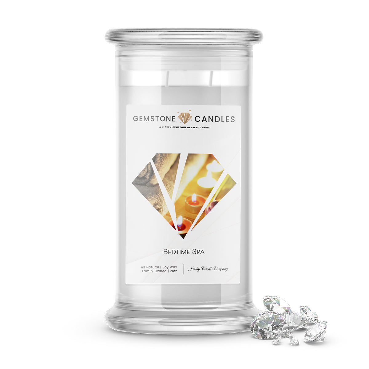 Bedtime Spa | Gemstone Candles
