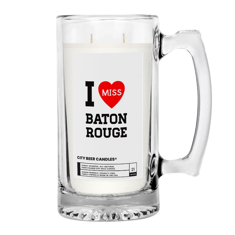 I miss Baton Rouge City Beer Candle