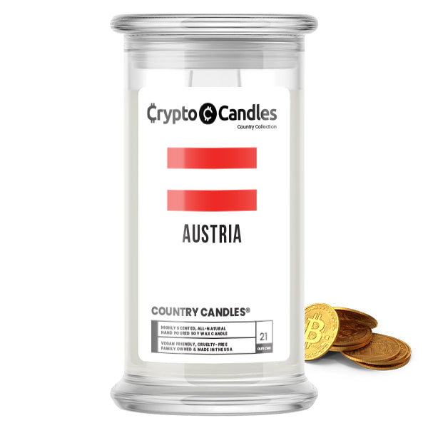 Austria Country Crypto Candles