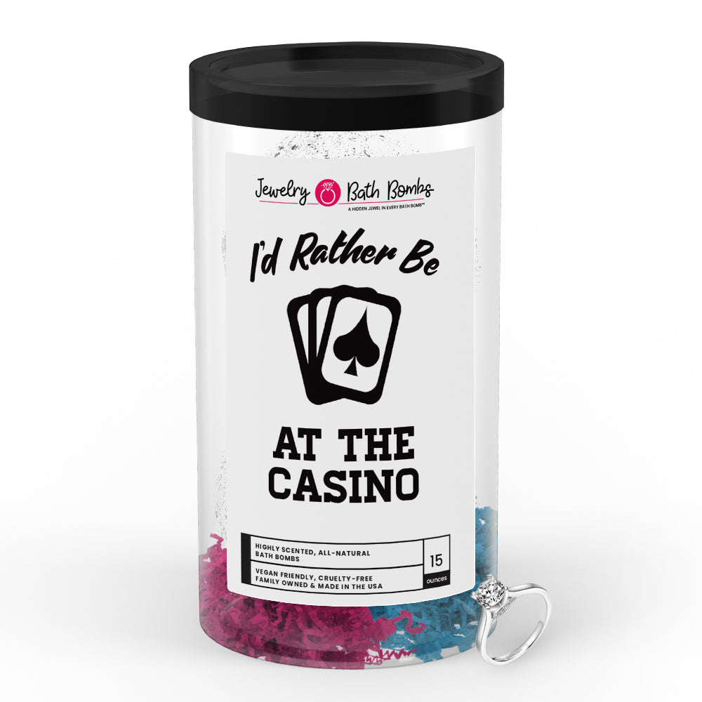 I'd rather be At The Casino Jewelry Bath Bombs