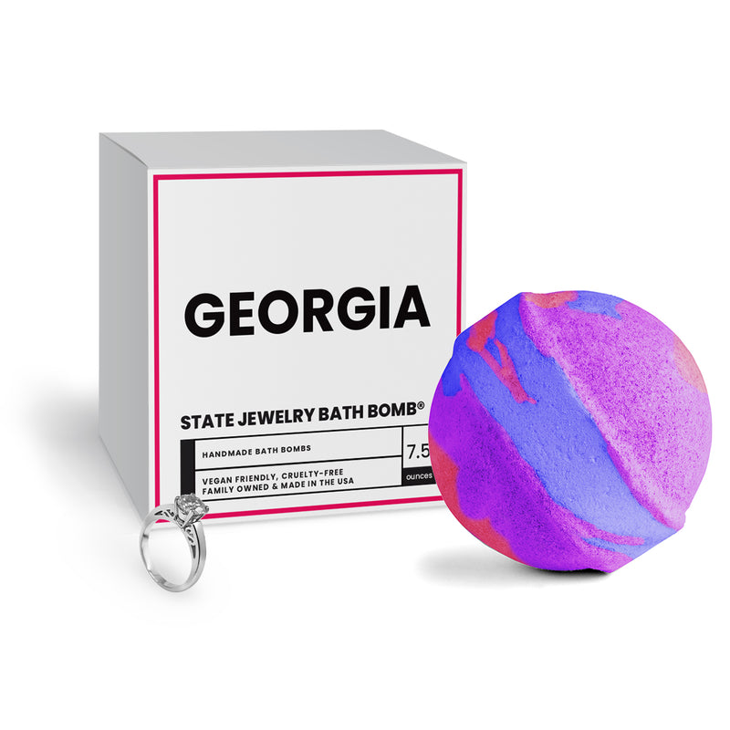 Georgia State Jewelry Bath Bomb