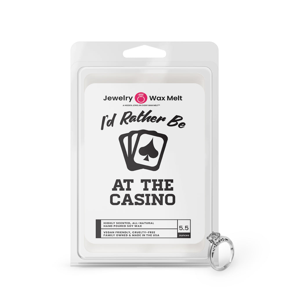 I'd rather be At The Casino Jewelry Wax Melts