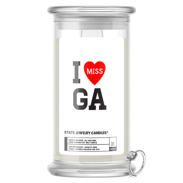 I miss GA State Jewelry Candle
