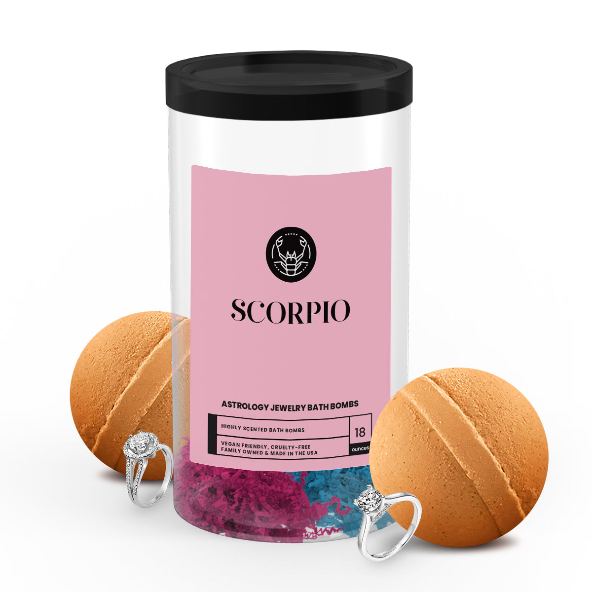 Scorpio Astrology Jewelry Bath Bombs