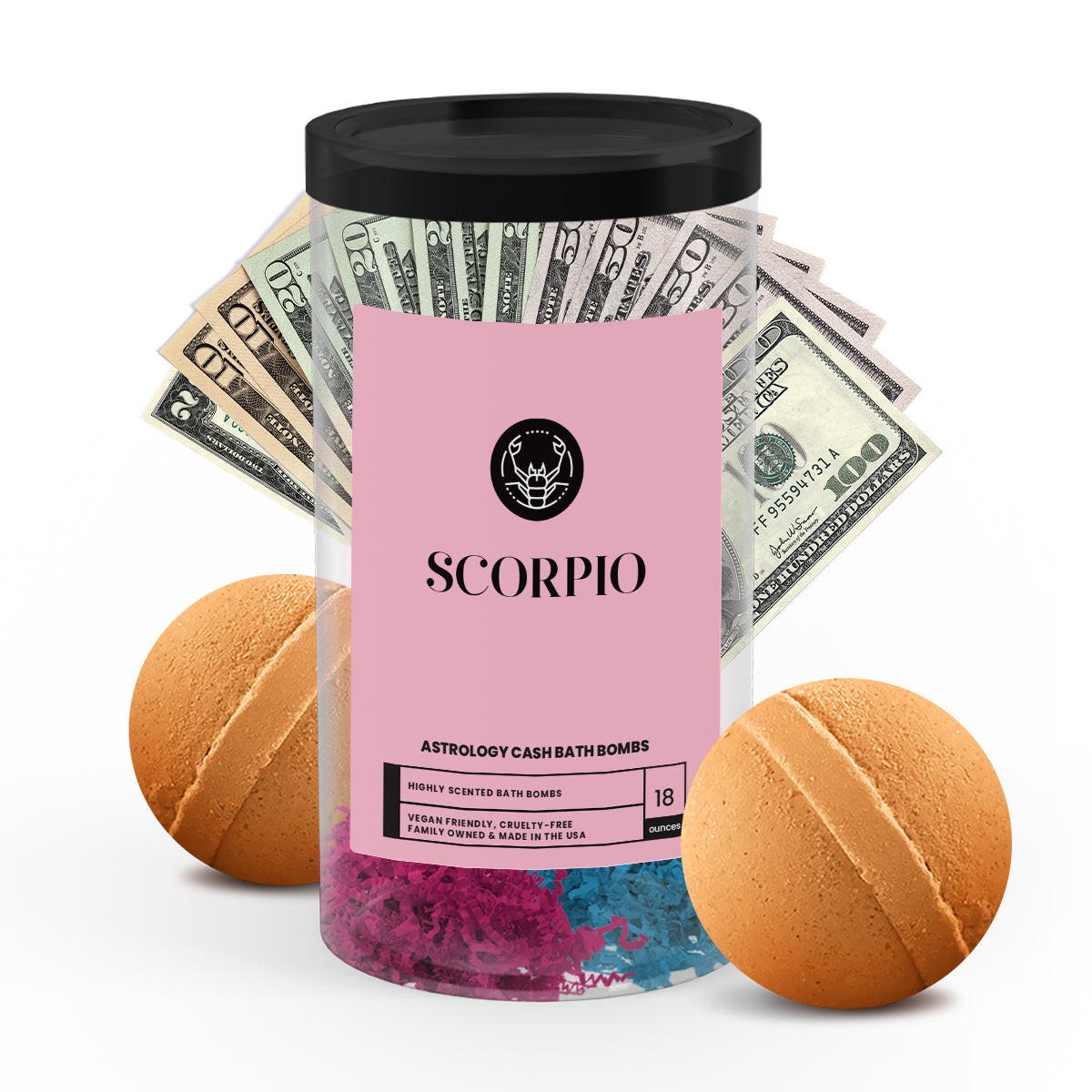 Taurus Astrology Cash Bath Bombs