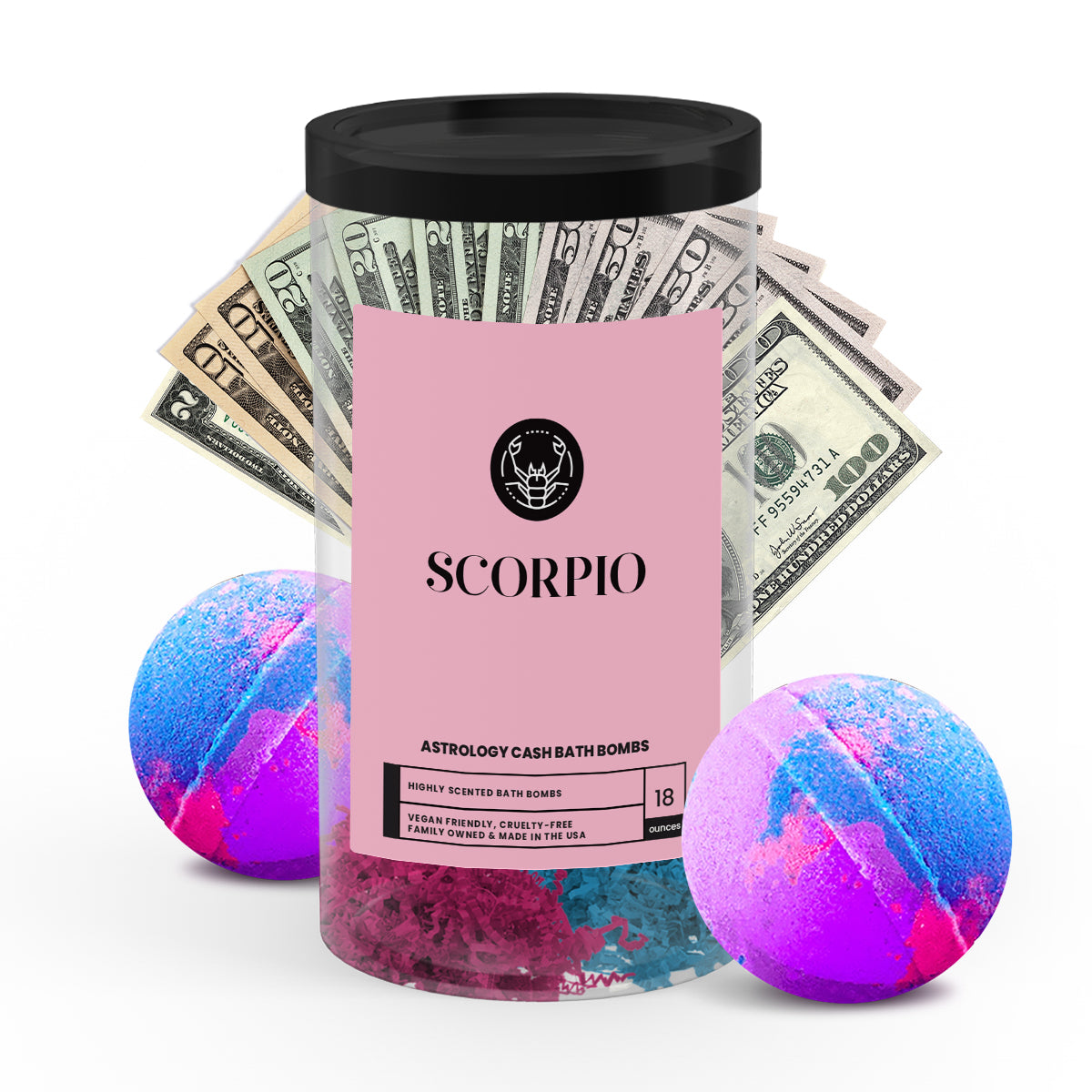 Scorpio Astrology Cash Bath Bombs