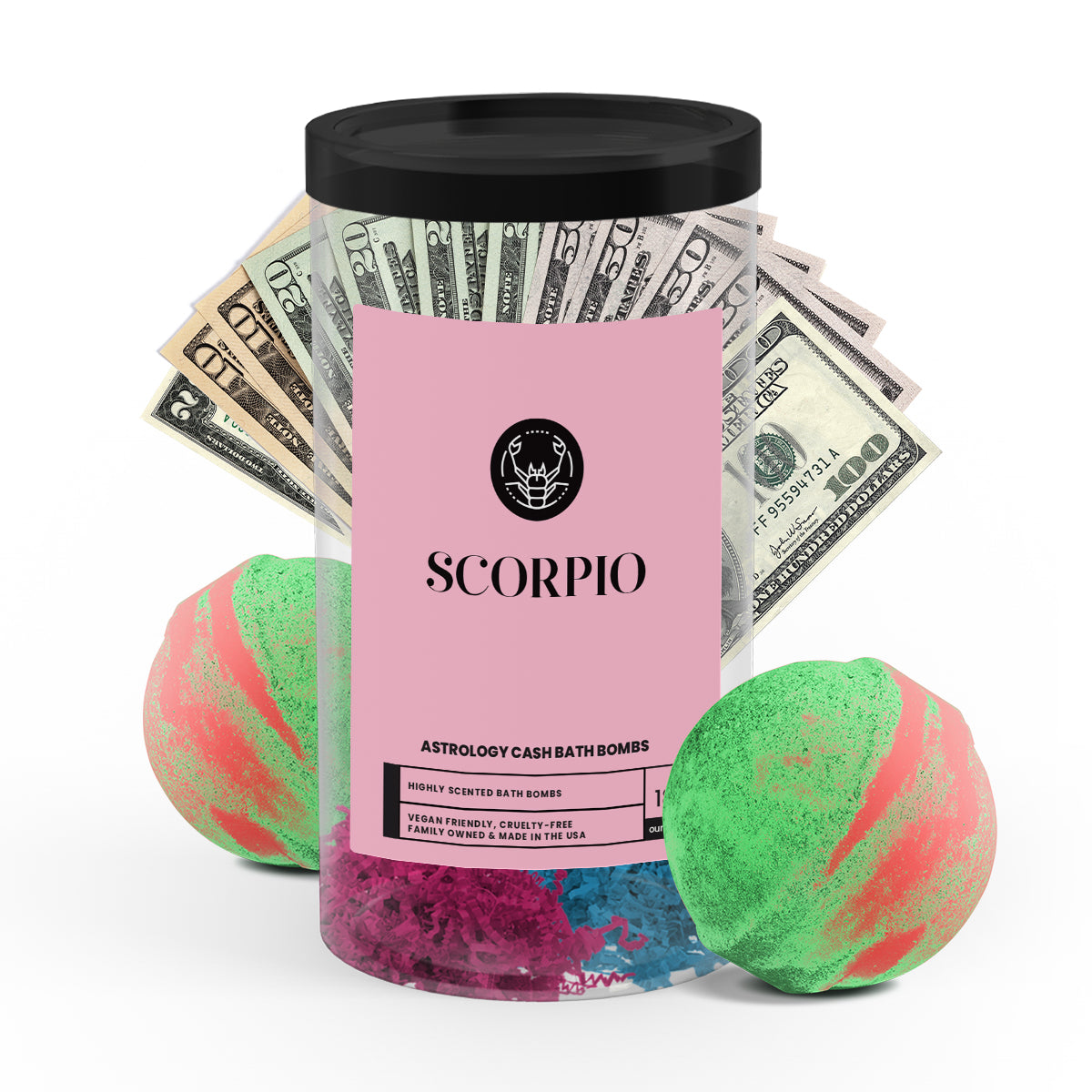 Scorpio Astrology Cash Bath Bombs