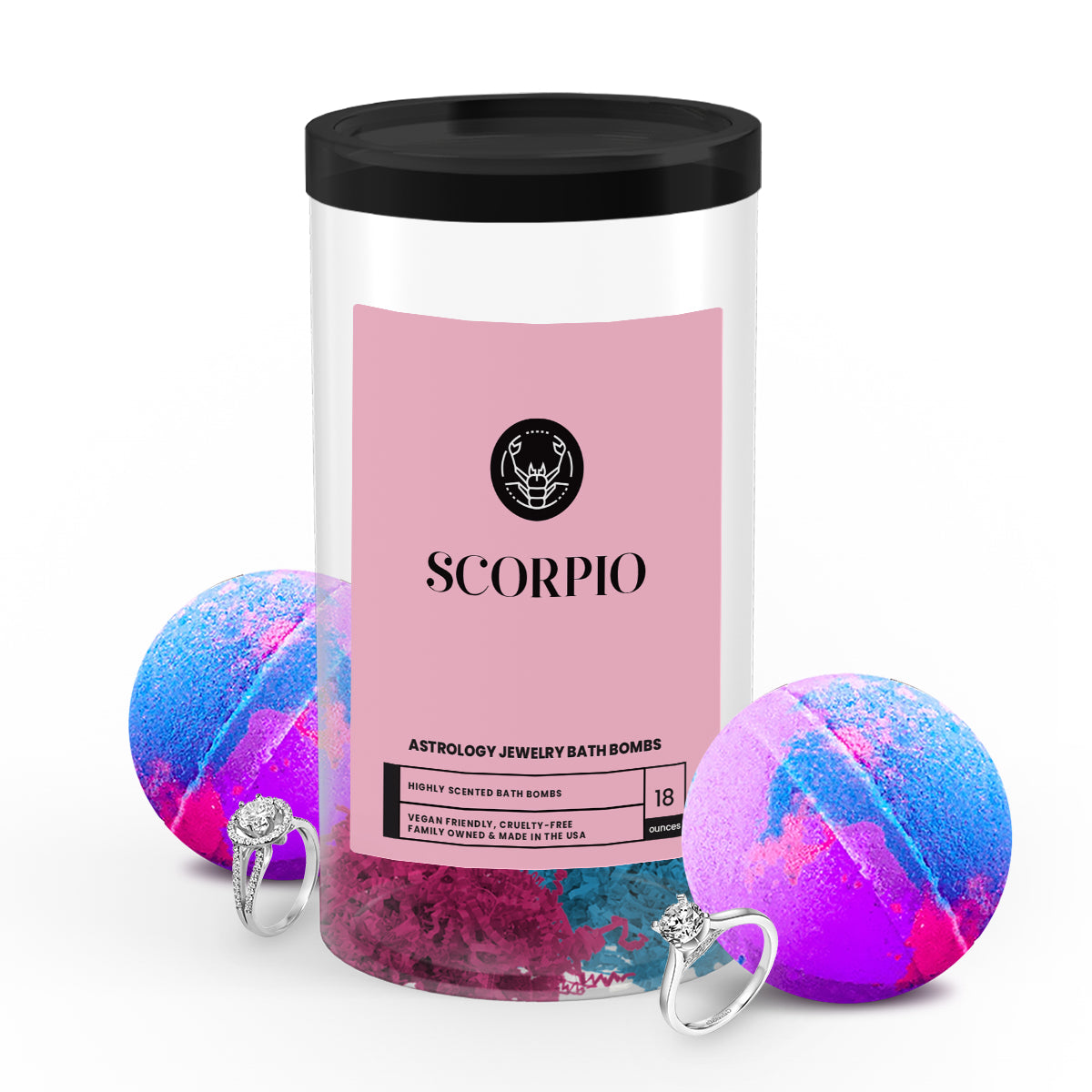 Scorpio Astrology Jewelry Bath Bombs