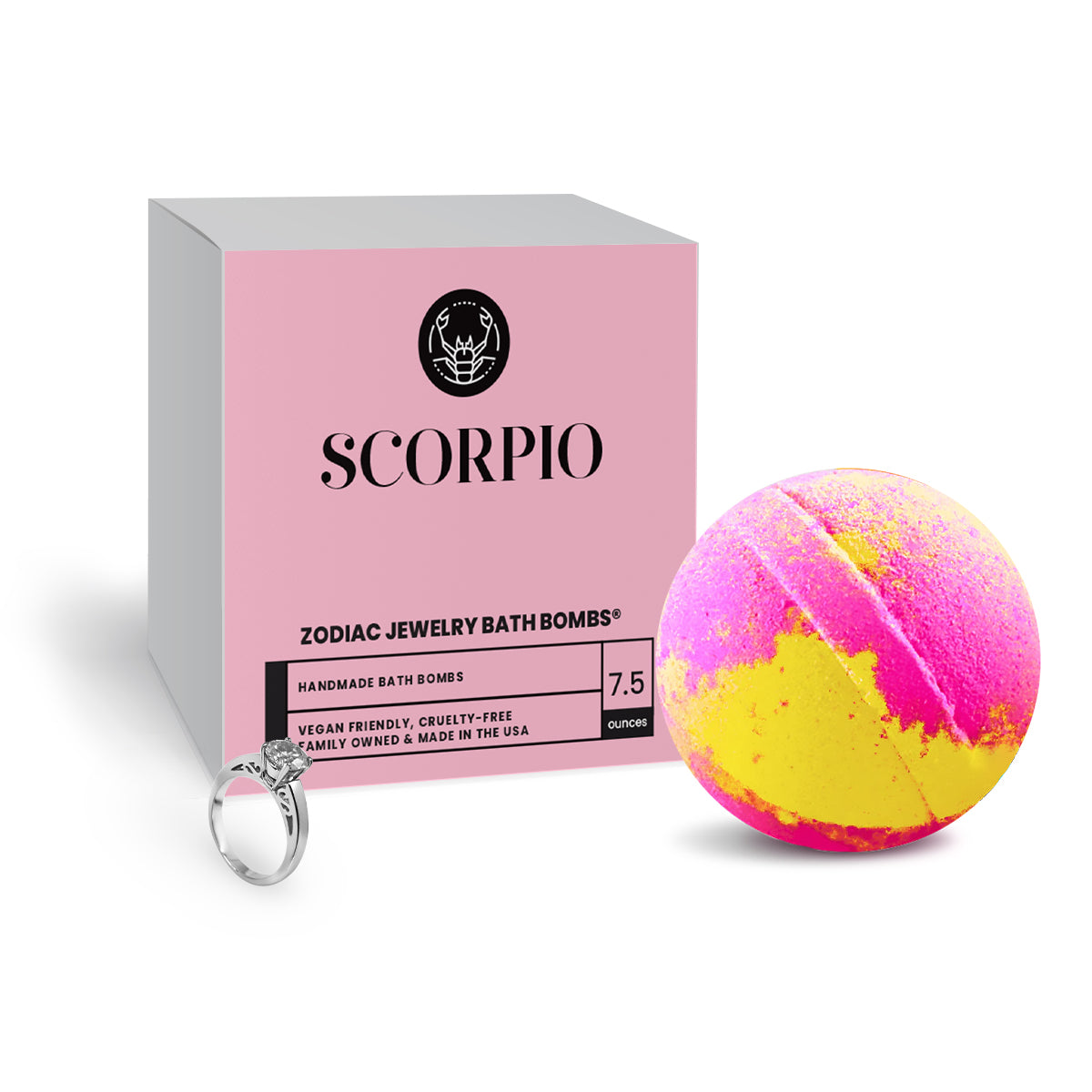 Scorpio Zodiac Jewelry Bath Bomb