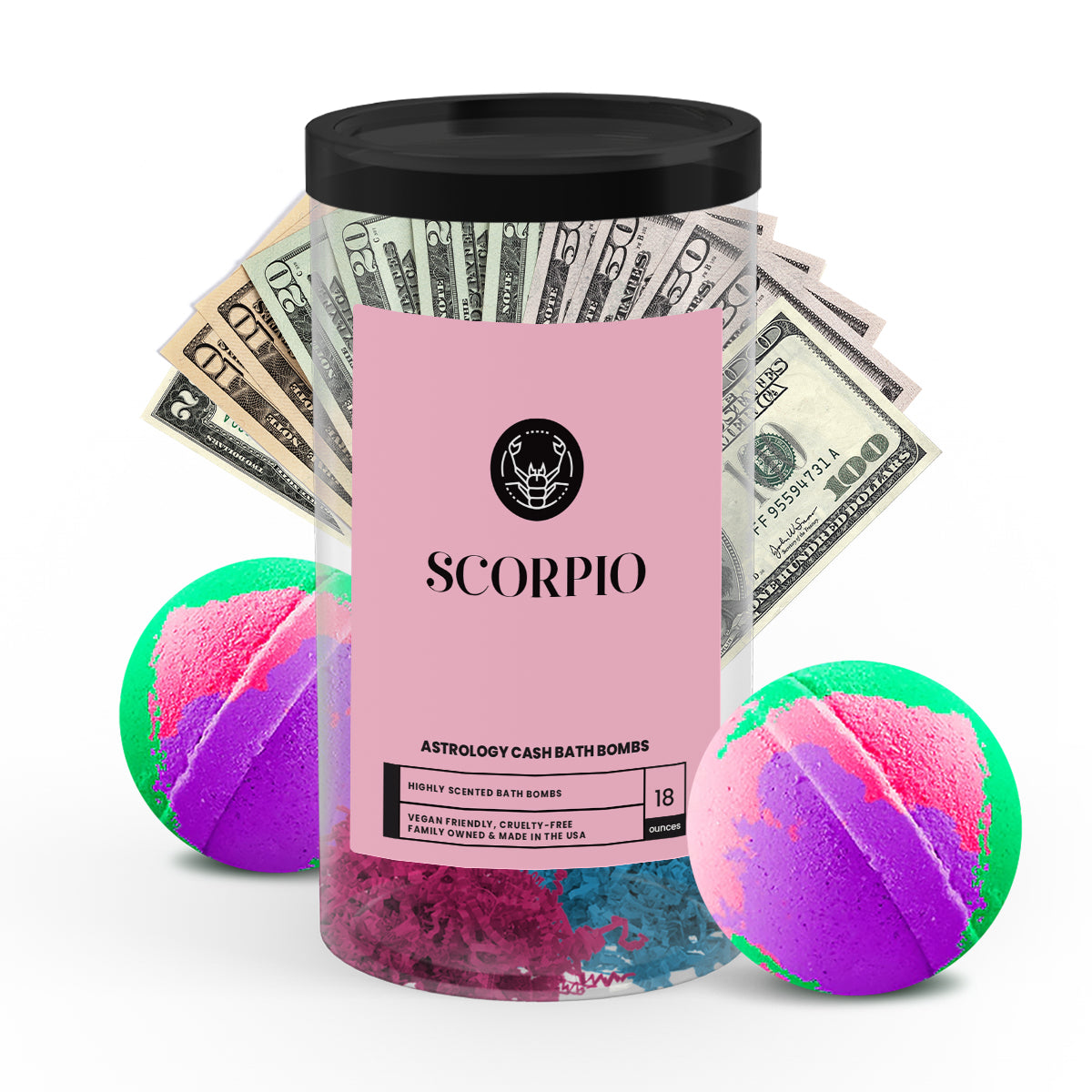 Scorpio Astrology Cash Bath Bombs