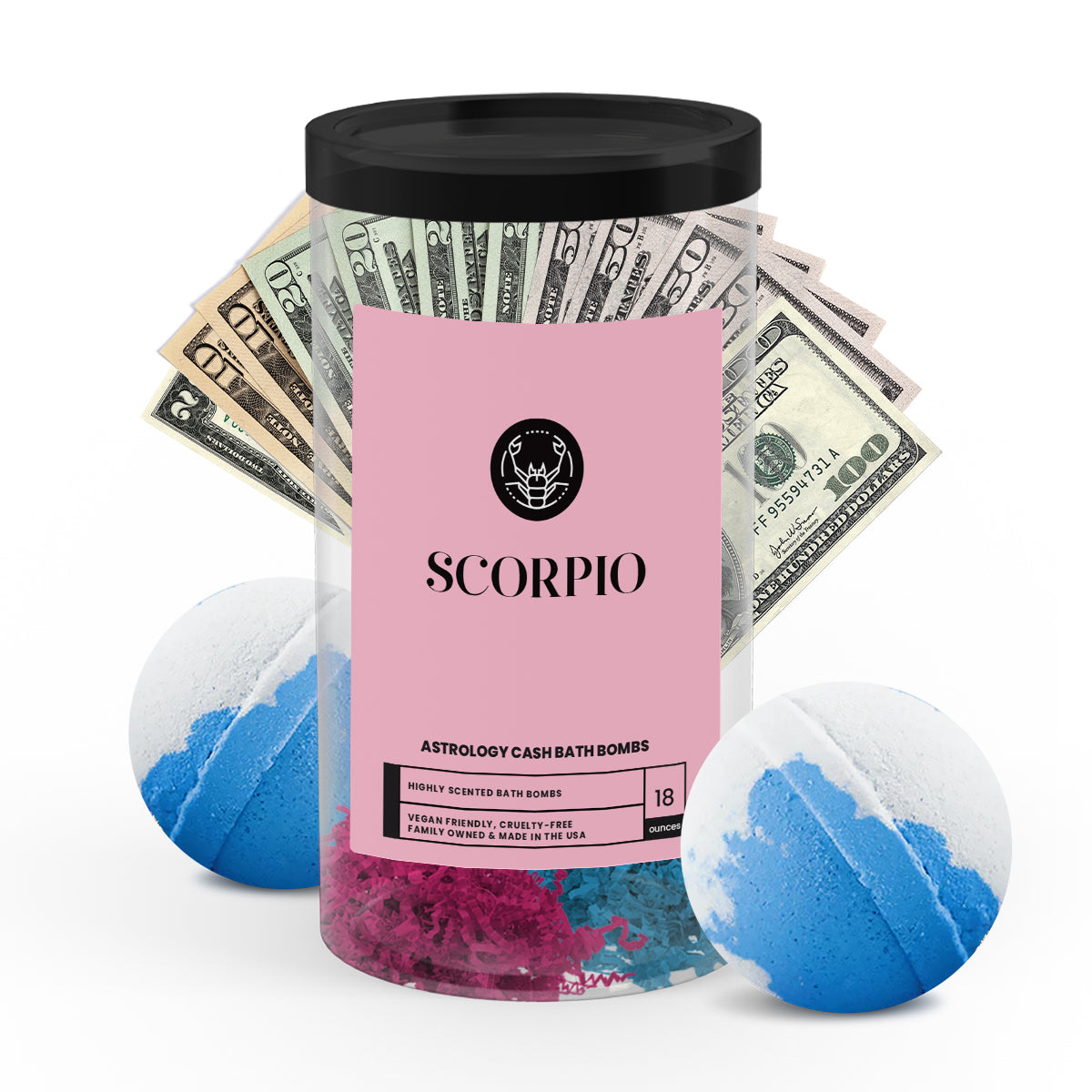 Taurus Astrology Cash Bath Bombs
