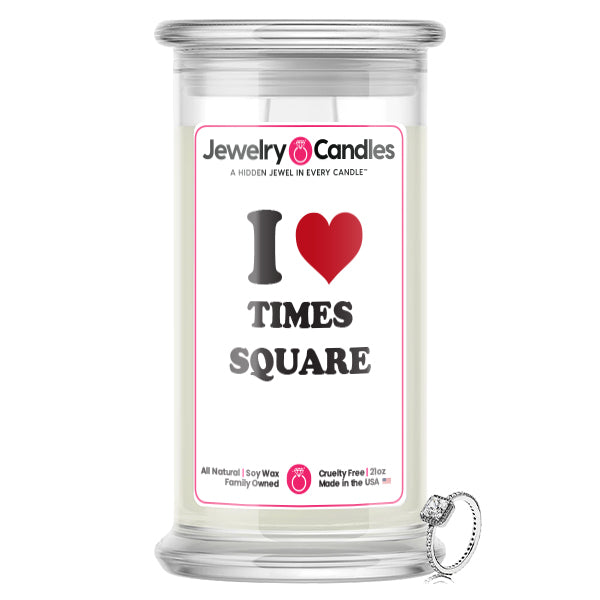 I Love TIMES SQUARE landmark Jewelry Candles